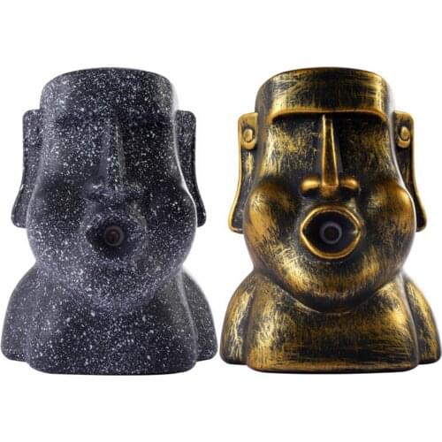 Easter Island Moai Mist Air Humidifier Stone Men Statue Portrait Desktop Ornament Living Room Bedroom Mist Spray Aroma Diffuser