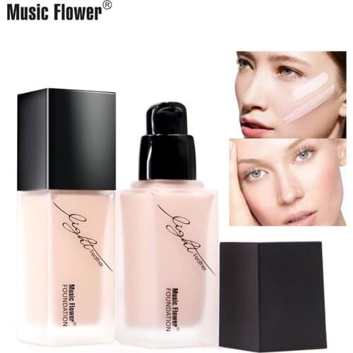 Music Flower Waterproof Moisturizing Long-lasting Light Feather Naked Muscle Moisturizing And Nourishing Liquid Foundation M6002
