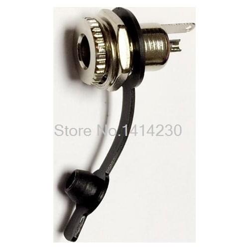 1PCS DC-099 5.5 mm x 2.5mm DC Power Jack Socket Female Panel Mount Connector With Black Waterproof Cap DC099