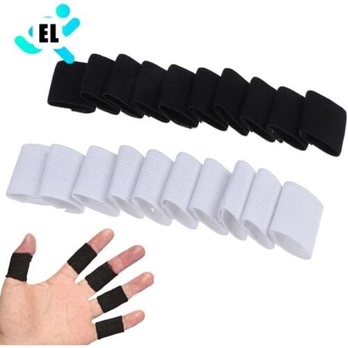 10pcs Stretchy Sports Finger Sleeves Arthritis Support Finger Guard Outdoor Basketball Volleyball Finger Protection