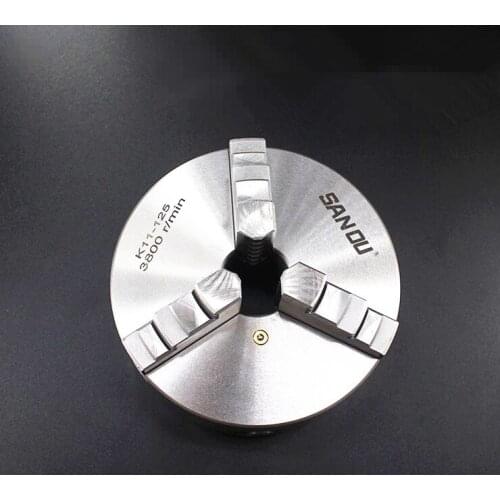 3 Jaw Lathe Chuck 80mm 100mm 125mm 130mm 160mm 200mm Self-centering Metal Chuck CNC Metalworking Tool