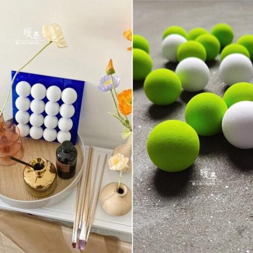 Decor Painting Ball Green White Miyakes Style Designer Accessories Diameter 40mm DIY Party Decor Dolls Handicrafts Photo Props