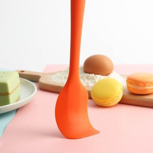 Non Stick butter cooking silicone spatula set food grade cookie pastry scraper cake baking spatula kitchen silicone spatula
