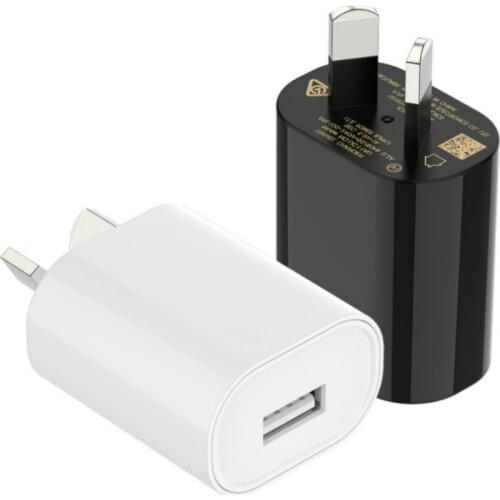 AU Plug Australia New Zealand Mobile Phone Charger Travel Wall Adapter 5V 1A USB Chargers For iPhone Samsung Xiaomi Tablet 20pcs