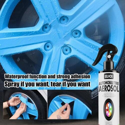 Car Auto Wheel Spraying Film All Car Tire Body Wheel Self-painting, Hand-tearable Paint Spraying Film Car Auto Accessories