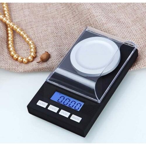 0.001g Electronic Digital Scale Portable Mini Scale Pocket Milligram Weights 50g Precise Scale Calibration Measuring Tools Z9R3