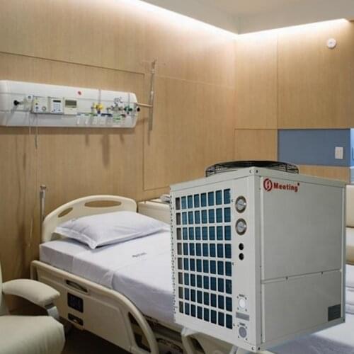 Meeting electric saving air conditioner air source heat pump for Hospital heating and cooling system
