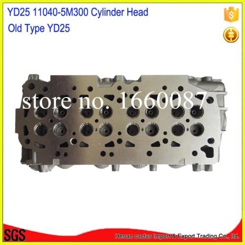 YD25 cylinder head 11040-5M000 11040-5M301 11040-5M302 Ffor niissan Navara