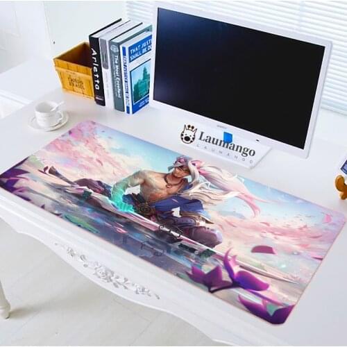 Gaming Mousepad Computer Mouse Pad Yasuo Gaming Accessories Gamer Keyboard Mat for Pc Carpet Desk Protector Padmouse Table Mats