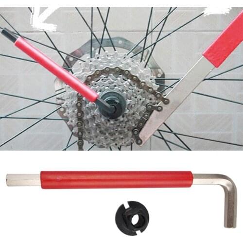 1 Pc Bike Cassette Removal Tool Bicycle Sprocket Removal Tool Auxiliary Wrench Cycling Accessories