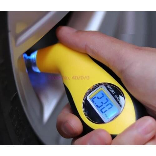 By DHL or Fedex 50pcs Digital LCD Car Tire Tyre Air Pressure Gauge Meter For Car Motorcycle - engine oil