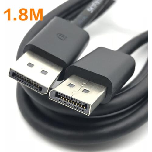 DisplayPort Cable 4K/60Hz 144Hz Display Port Cable 1.8m HDTV PC Graphics Cards Laptop Projector Cable Displayport