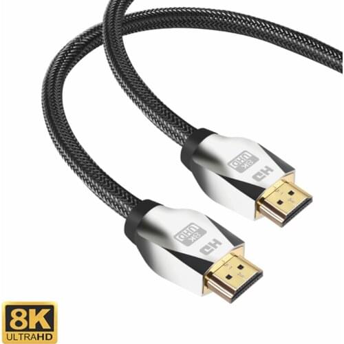 1m 2m 3m 8K HDMI cable 4K 120HZ UHD HDR 48Gbps V2.1 for Xiaomi Samsung TV PS4 Splitter Switch Audio Video HD Cable