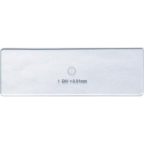 0.01mm Stage Micrometer Microscope Camera Calibration Slide