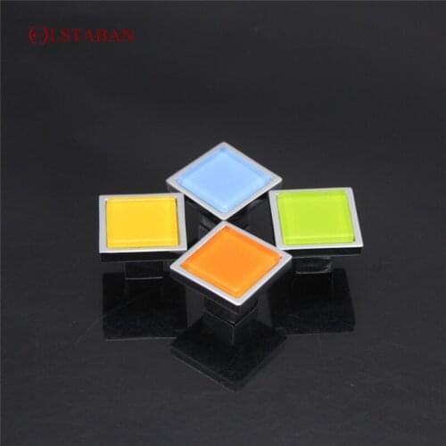 LSTABAN American Modern Minimalist Wardrobe Wine Cabinet Bookcase Drawer Cupboard Door Color Crystal Glass Single Hole Handle