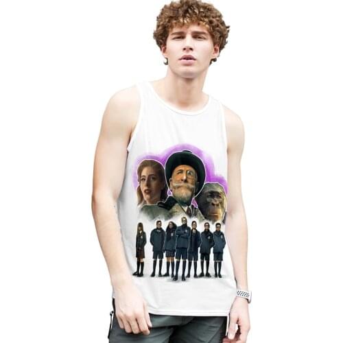 Classic The Umbrella Academy Super Hero 3d Bodybuilding Tank Tops Fashion Sleeveless Men Fitness Vest Casual Streetwear 3D Vest