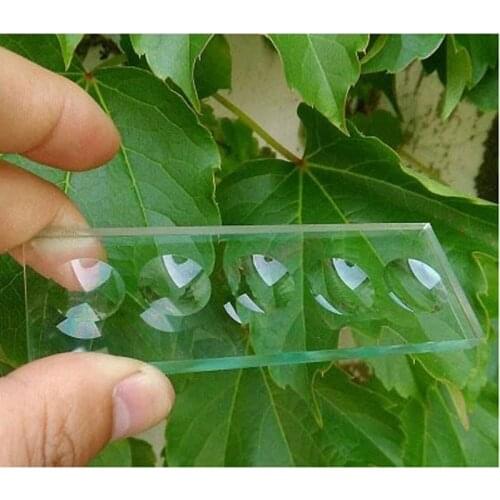 5mm Thickness Five Concave Cavity 2 Well Microscope Slides 100 Pcs Coverslips
