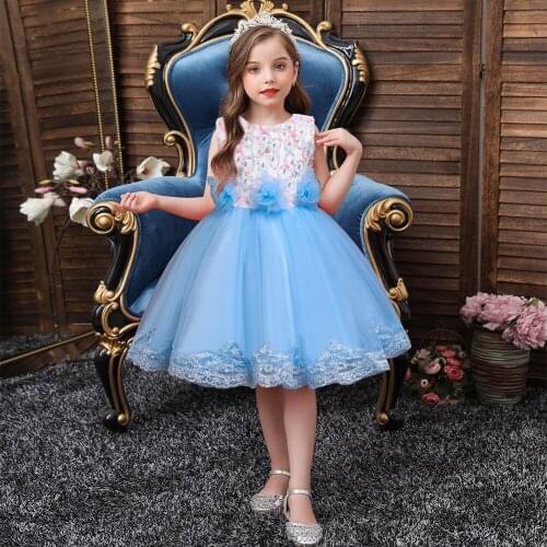 New Kids Dresses for Girls Flower Girl Dresses 2 Year Old Baby Girl Clothes Kids Clothes