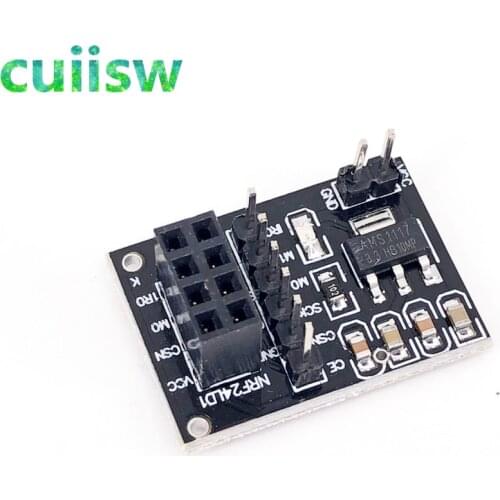 Whelesale 5Pcs/lot Socket Adapter plate Board for 8Pin NRF24L01+ Wireless Transceive module