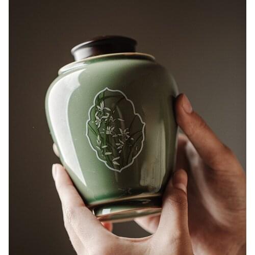 Funeral Ashes Urn For Human Cremation Pet Ashes Holder Keepsake Memory Pal Ashes Ceramic Urns Casket For Dog Cat Bird urn