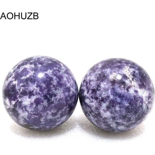 Natural Crystals Quartz Whole Purple Lepidolite Sphere Energy Stone Reiki Healing Ball Room Home Aquarium Decoration Gemstone