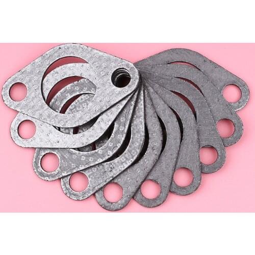 10pcs/lot Muffler Gasket For Honda GX390 GX340 GX270 GX240 13HP 11HP 9HP 8HP Lawn Mower Engine Spare Parts