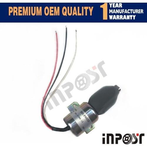 SA-3786-12, 12V Fuel Shutoff Solenoid For Kubota 21Hp Engine