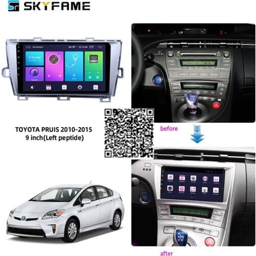 SKYFAME Car Radio Stereo For Toyota Prius 2010-2015 Android Multimedia System GPS Navigation DVD Player