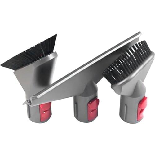 Promotion!Dust Brush Suction Head for Dyson V8 V7 V10 V11 Robot Vacuum Cleaner Parts Accessories Replacement Connector Ki