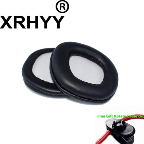 XRHYY Black Replacement Ear pads Earpad Ear Cups Ear Cover Foam Cushions For Plantronics Audio 355 955 Gamecom 307 Headphones