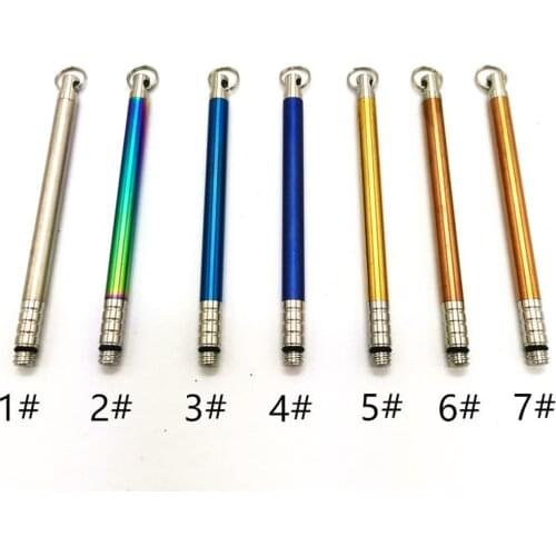 Titanium Toothpicks Multifunction Toothpick Holder Decorative Portable Outdoor Toothpick Flossing Tools With Reusable Food