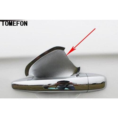 TOMEFON 4pcs For Peugeot 301 2014 Door Outer Handle Door Bowl Cover Case Stickers