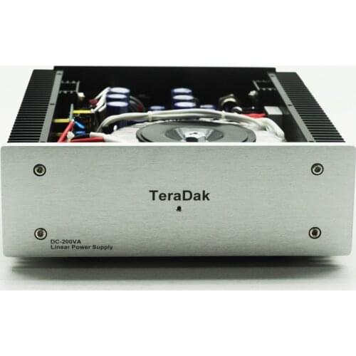 Size(mm):W212 H70 L257 TeraDak DC-200W High Performance Linear Power Supply Dual 12V/ 6.5A