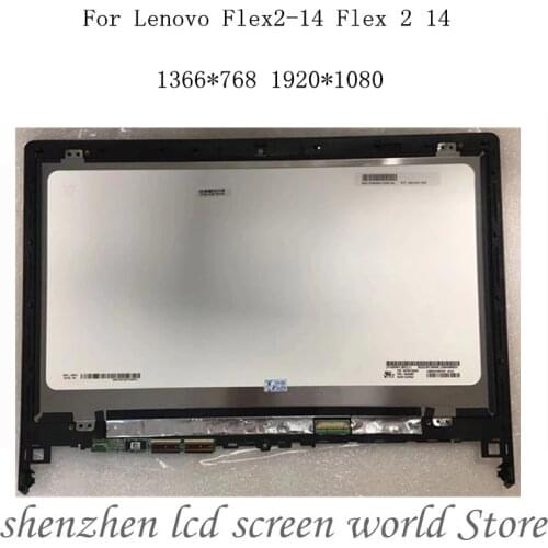 14.0 inch Laptop LED LCD Display Touch Screen Digitizer Assembly For Lenovo Flex 2-14 2-14D Flex2 14