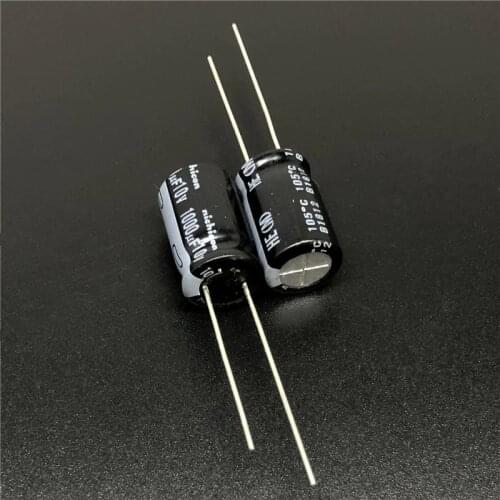10Pcs/100pcs 1000uF 10V NICHICON HE Series 10x16mm Extremely Low Impedance 10V1000uF Aluminum Electrolytic Capacitor