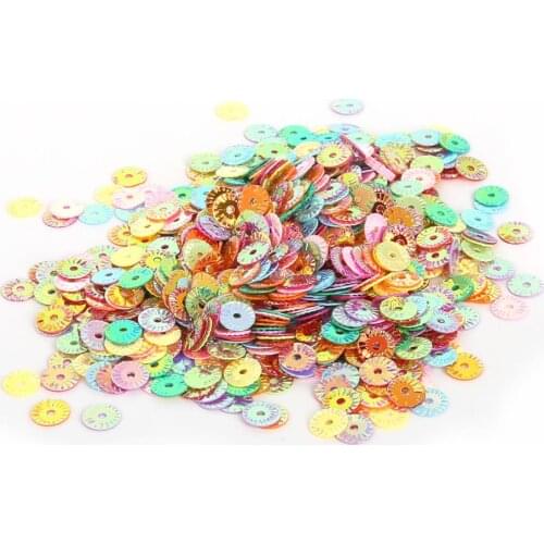 4/5/6mm 20g/bag Flat Round PVC Loose Sequins Paillette Sewing Craft For Wedding Decoration Garment Dress Shoe Caps DIY Accessory
