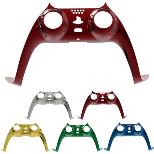 ABS Controller Handle Front Middle Housing Shell for Sony PS5 Gamepad Decorative Strip Skin Case Cove Face-plate Replacement