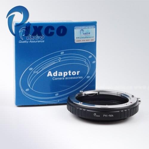 Pixco L.ens adapter work for Pentax Lens to Suit for Nikon Mount Adapter Ring (Without Optical Glass/Macro)