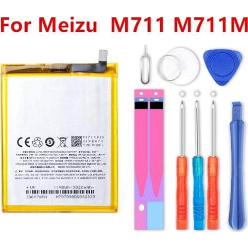 NEW BA711 3090mAh For Meizu Meilan M711M M711C M711Q Replacement Li-ion Phone Battery +Free tools