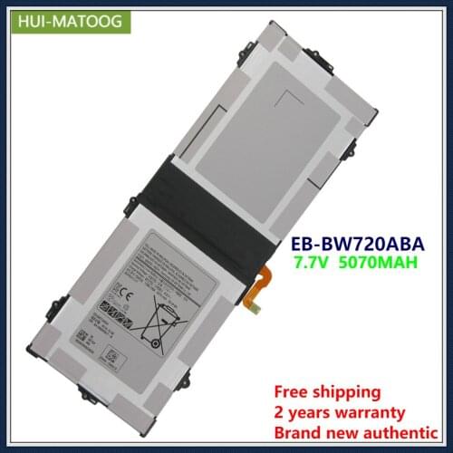 Laptop Battery EB-BW720ABA EB-BW720ABE for Samsung AA-PBMN2HO 2ICP4/81/111 XE520QAB Galaxy Book 12 SM-W720 7.7V 5070mAh