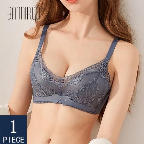 BANNIROU Womens Bras Sexy Lingerie Women Underwear For Woman Bralette Active Wire Free Push Up Lingerie Convertible Straps Bra