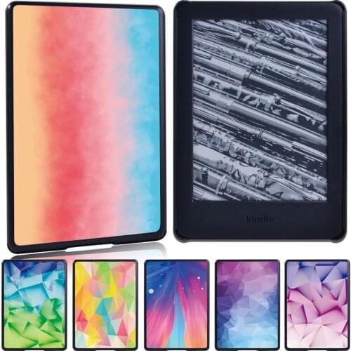 Fashion Print Watercolor Hard Tablet Case for Amazon Kindle(10th/8th Gen)/ Paperwhite(5th Gen/6th Gen/7th Gen/10th Gen) 6 Inch