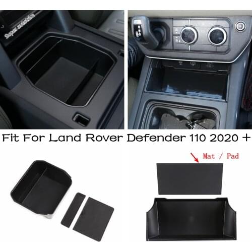 Central Control Storage Box Armrest Container Holder Tray Decorative Cover Trim For Land Rover Defender 110 2020 2021 Interior