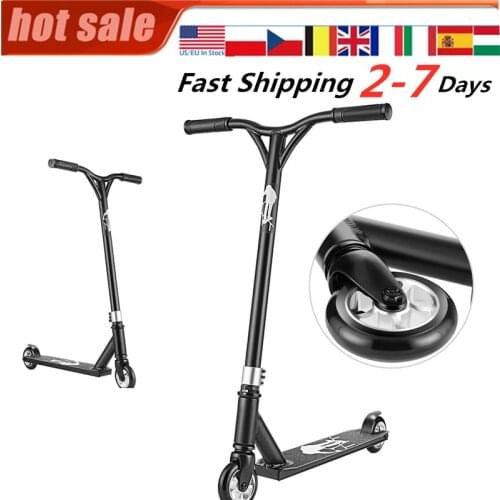 Ick Scooter Stunt Scooters 2 Wheels Kids Adult 360 Barrier-free Turning Scooter PU Wheels Great Scooters for Adults and Teens