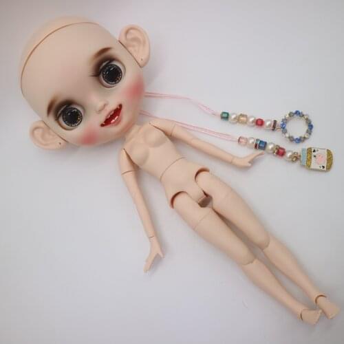 Customization doll DIY Nude blyth doll joint body Bald doll 2020