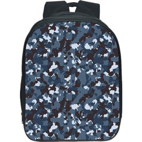 Camouflage Backpack Cartoon Teens School Bag Toddler Boys Girls Bag Bookbag Camouflage Printing Mochila Children Gift