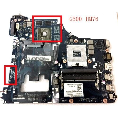 Lenovo G500 motherboard LA-9631P REV 1.0 motherboard with GPU motherboard test ok delivery