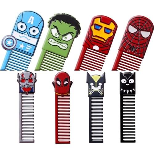 Cartoon animation peripheral gifts Superhero cosplay convenient and practical portable small and lovely comb