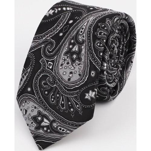 New 7 cm Gravata Mens Tie Luxury Man Floral Paisley Neckties Hombre Classic Business Casual tie For Wedding
