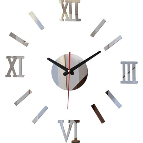 New 3d Wall Stickers Clock Clocks Quartz Relojes De Pared Horloge Murale Living Room Modern Large Decorative